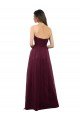 Affordable Strapless Tulle A-line bridesmaid dress with pleated top UK
