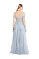 Affordable Sweetheart Neckline Off the Shoulder Tulle Bridesmaid Dress UK